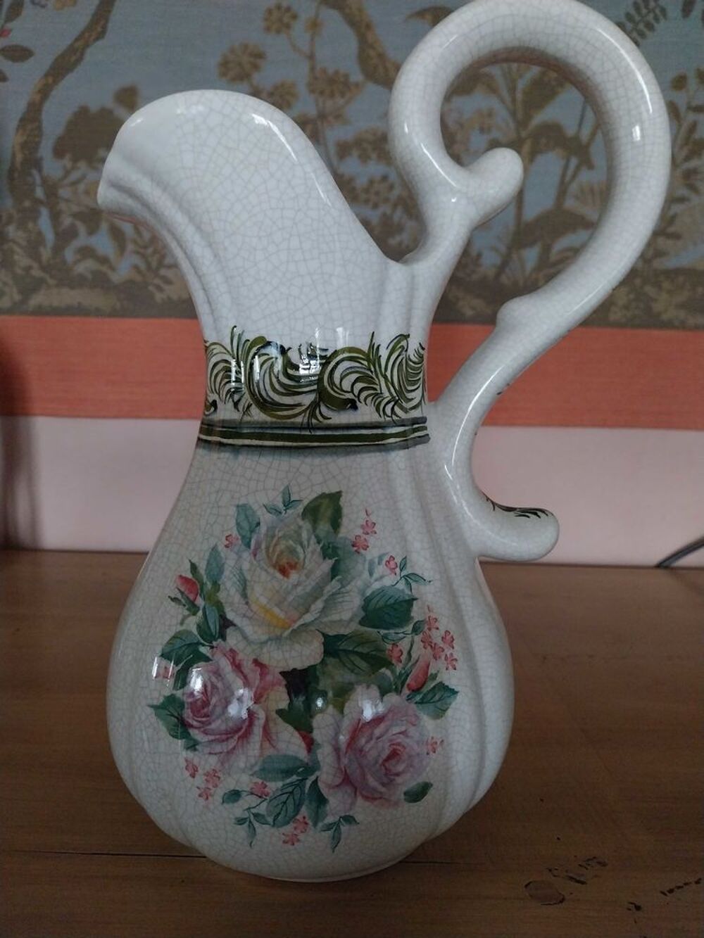 Grand pichet ou broc poterie vintage Décoration