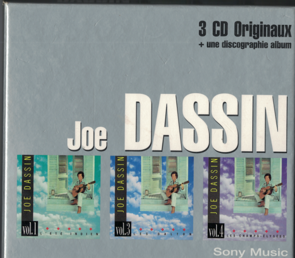 Joe Dassin, coffret 3 cd, 68 titres CD et vinyles