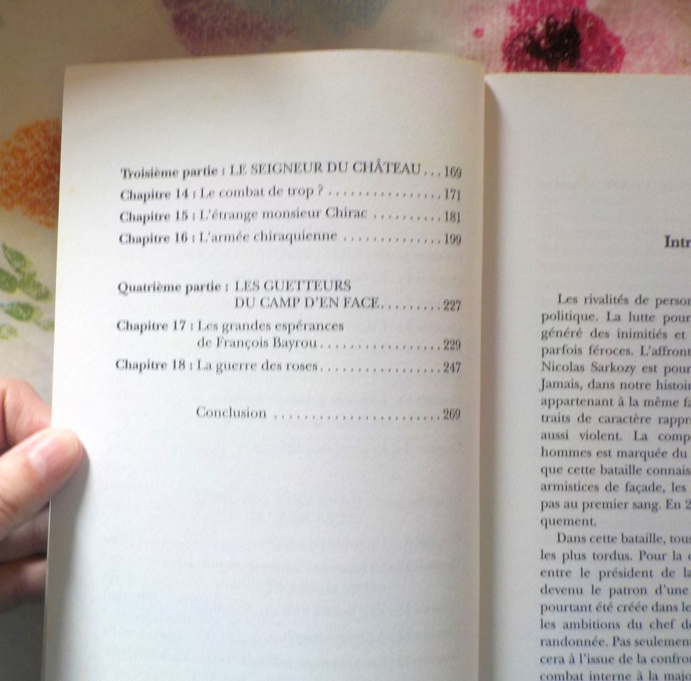 CHIRAC SARKOZY MORTELLE RANDONNEE par Philippe REINHARD Livres et BD