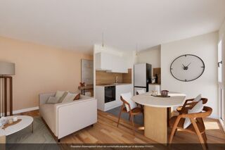  Appartement  vendre 2 pices 43 m