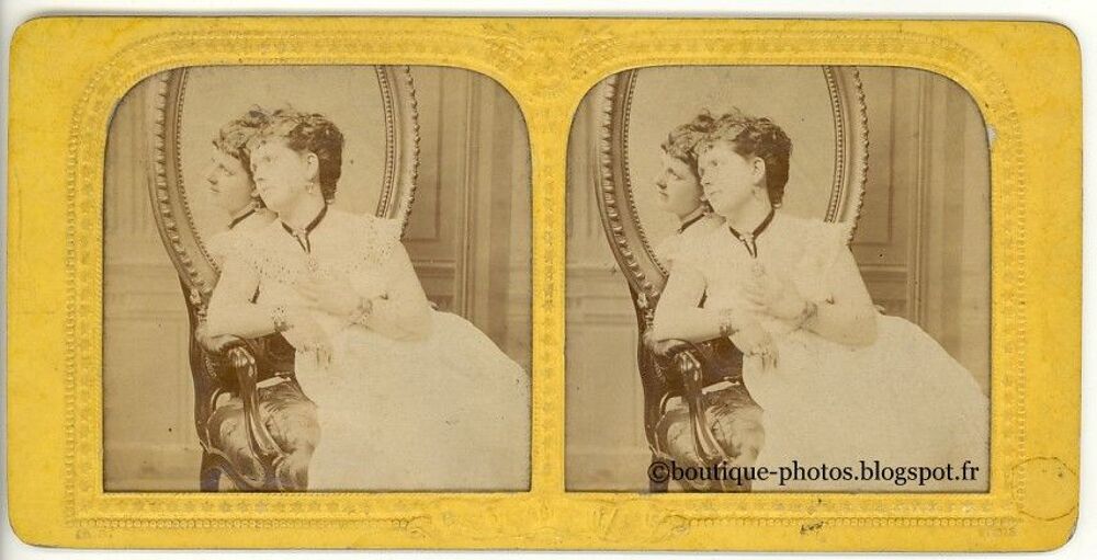 Anciennes Photographies St&eacute;r&eacute;oscopiques Vue St&eacute;r&eacute;os 