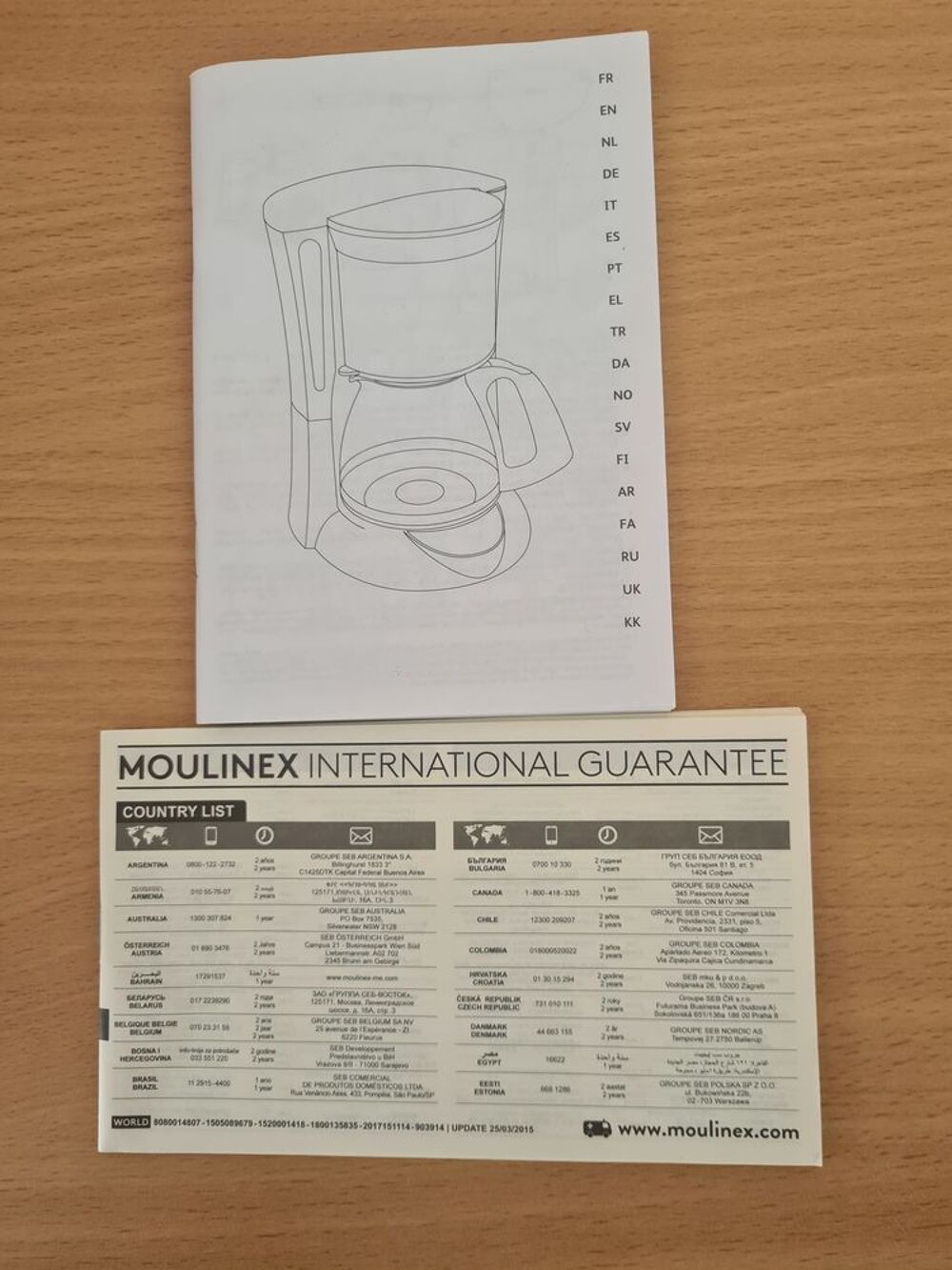 Cafeti&egrave;re Moulinex Electroménager