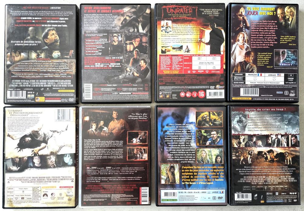 DVD' s 8 : Film DVD et blu-ray