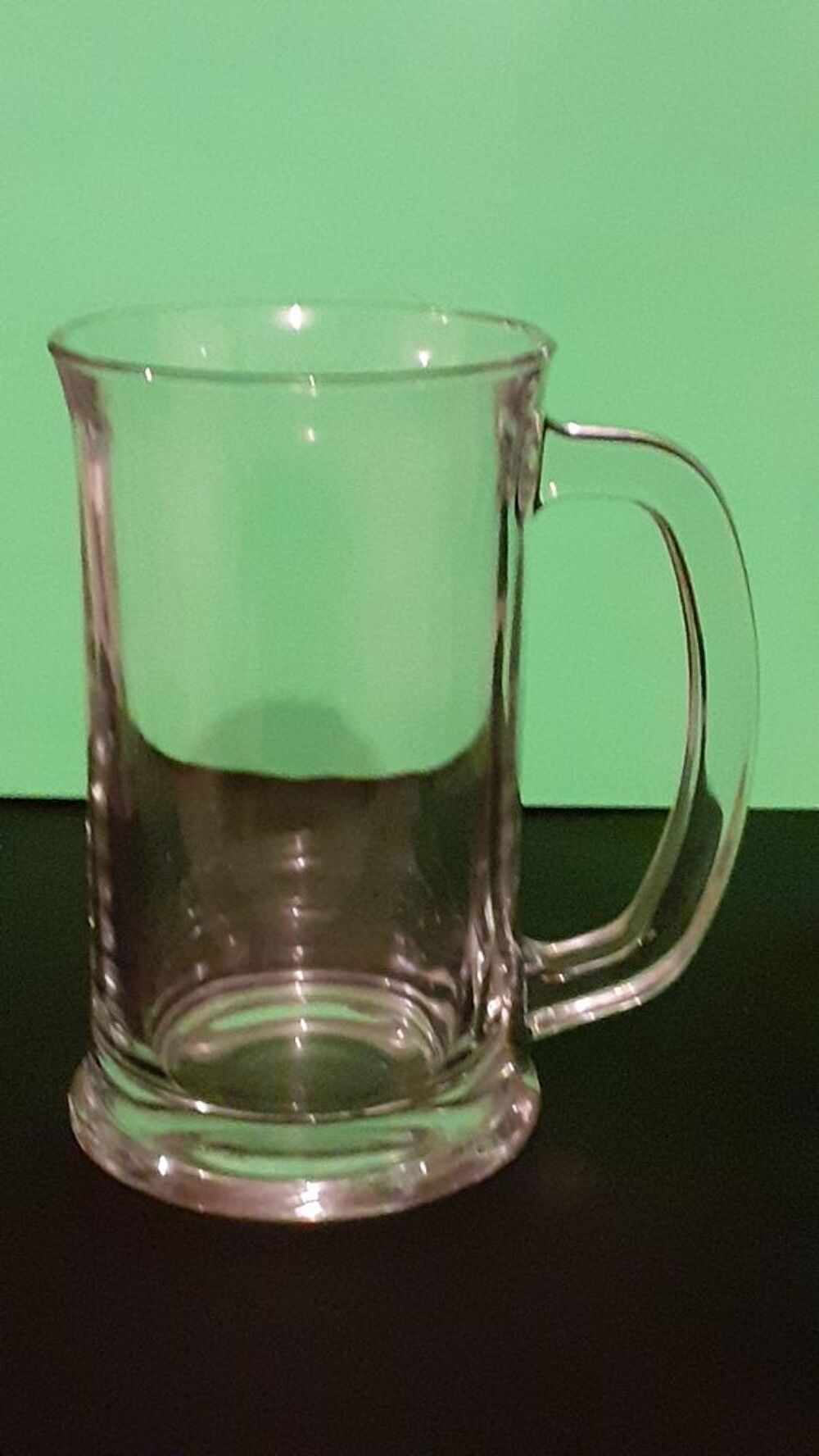 Une jolie chope en verre Décoration