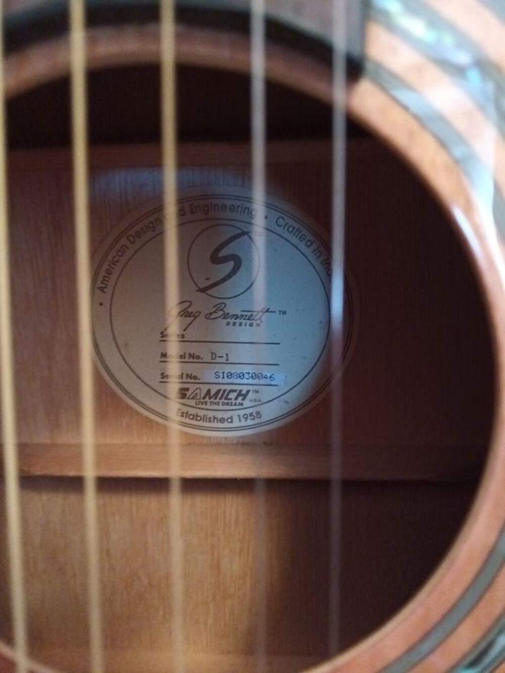 Guitare SAMICH by GREG BENNETT Instruments de musique