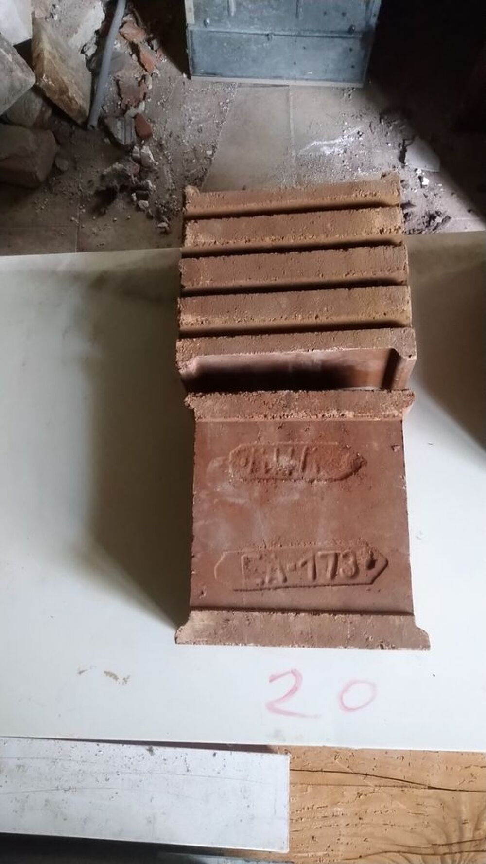 Brique r&eacute;fractaire anciennes Bricolage
