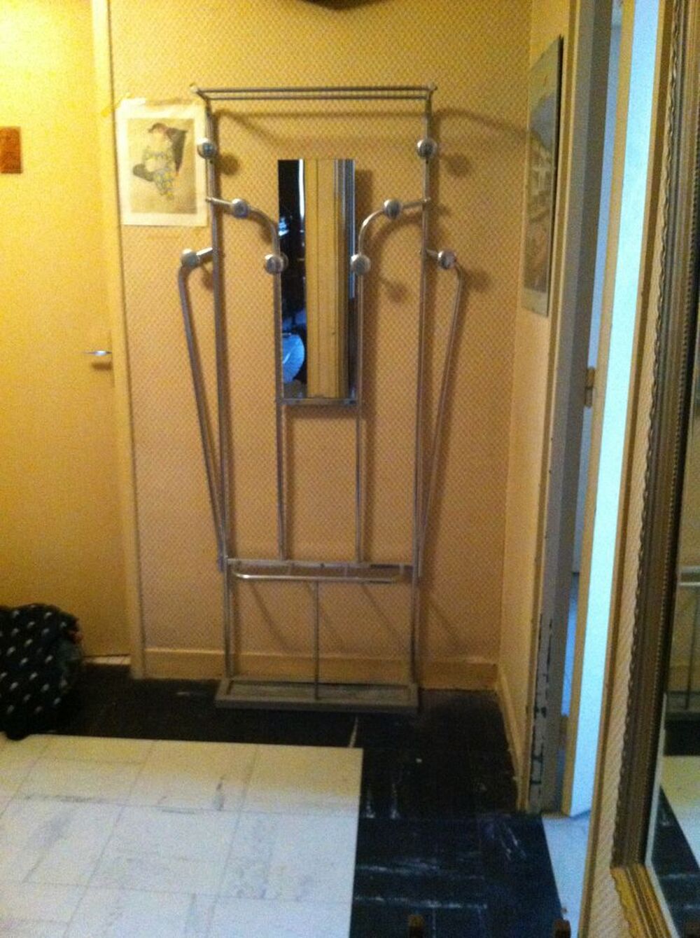 Porte manteau alu/vintage/vestiaire/design Meubles