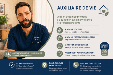Auxilaire de vie 0 27500 Pont-audemer