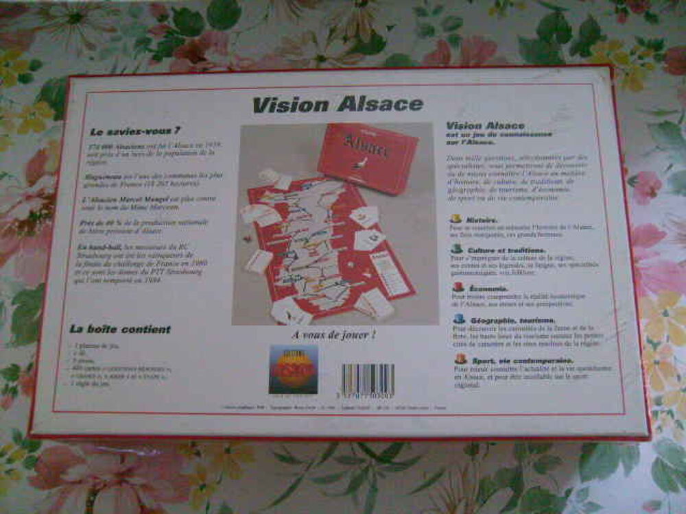 Boite de Jeu R&eacute;gional " VISION ALSACE " neuve Jeux / jouets