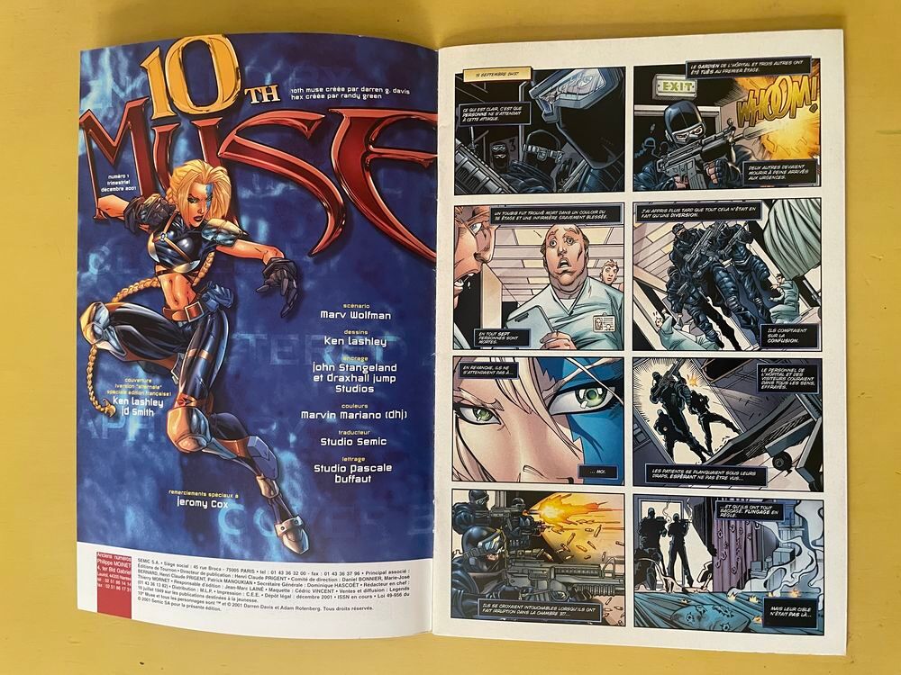 BD MANGA 10th MUSE N&deg;01 Semic Comics Livres et BD
