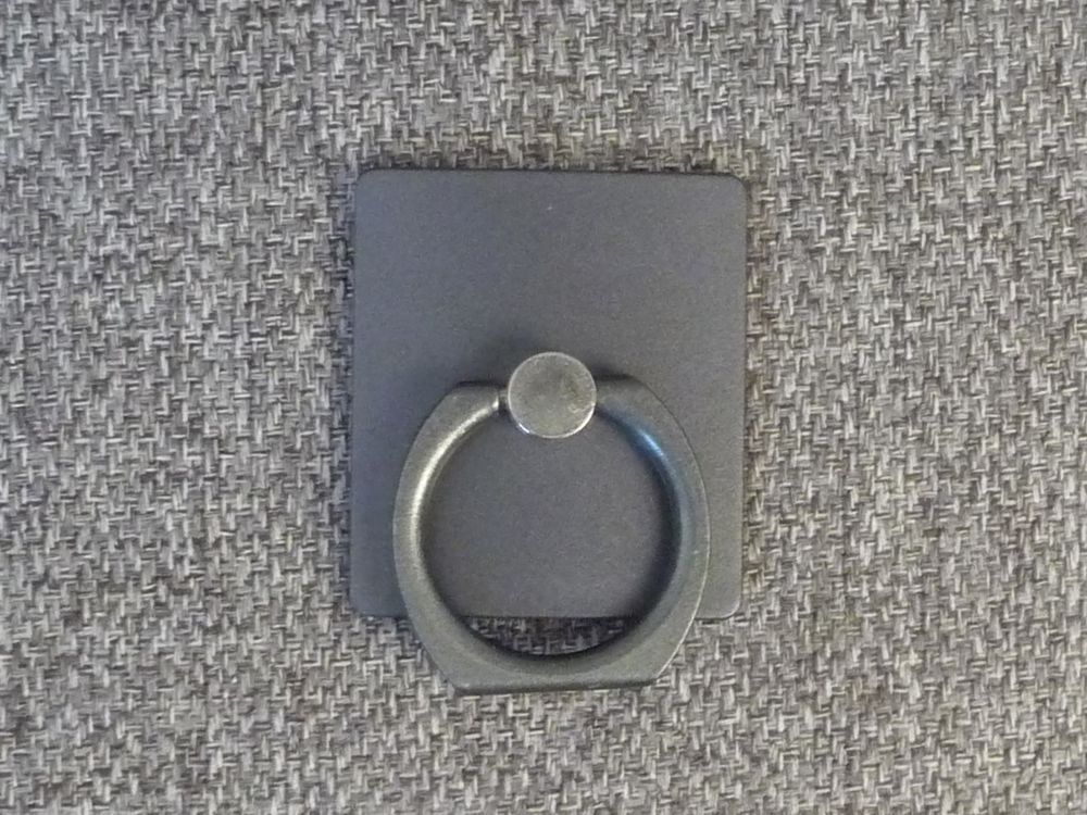 Bijou de T&eacute;l&eacute;phone/Ipad Support Rotatif-Bague Carr&eacute; Gris Bijoux et montres