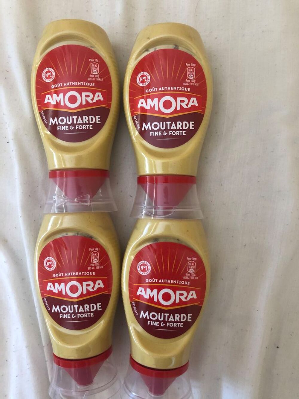Echange 4 pots de Moutarde Amora dans Rouen Cuisine
