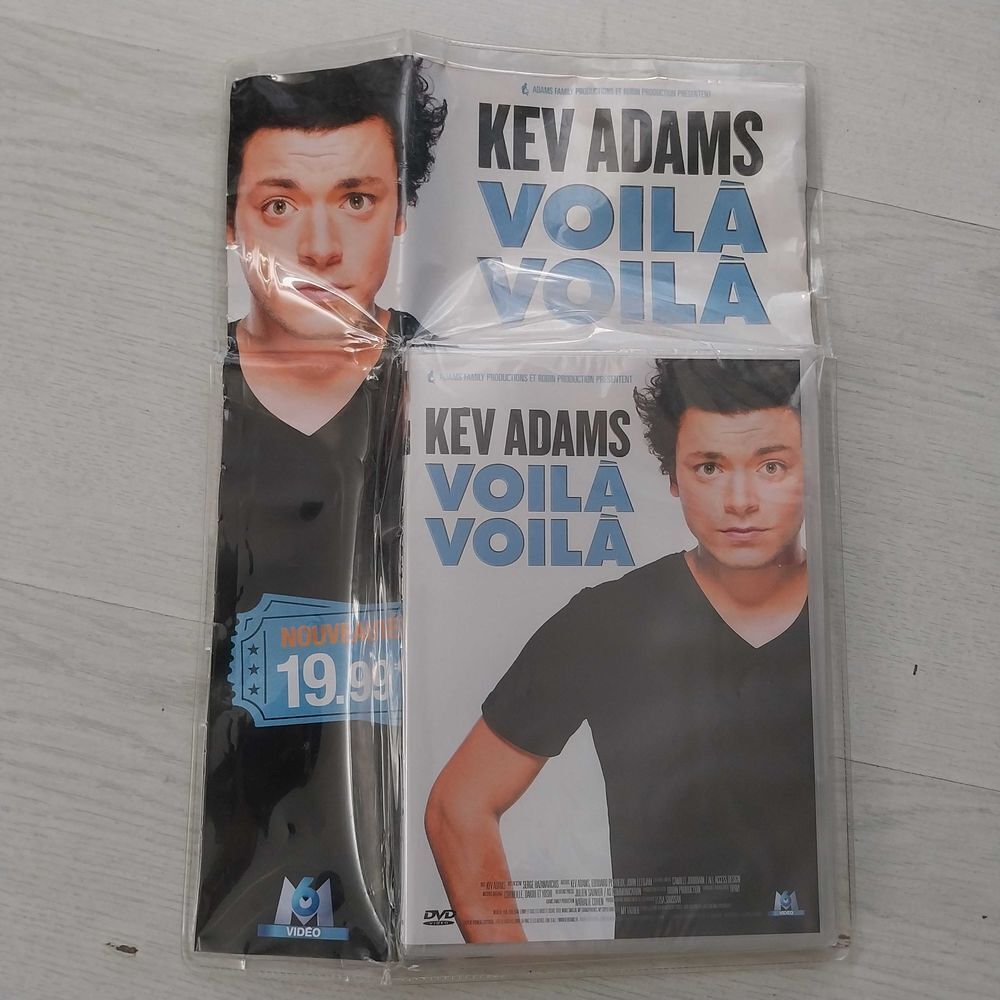 DVD de Kev ADAMS "Voil&agrave; Voil&agrave; "
Neuf emball&eacute;
Dur&eacute;e 1h37 + BONUS DVD et blu-ray