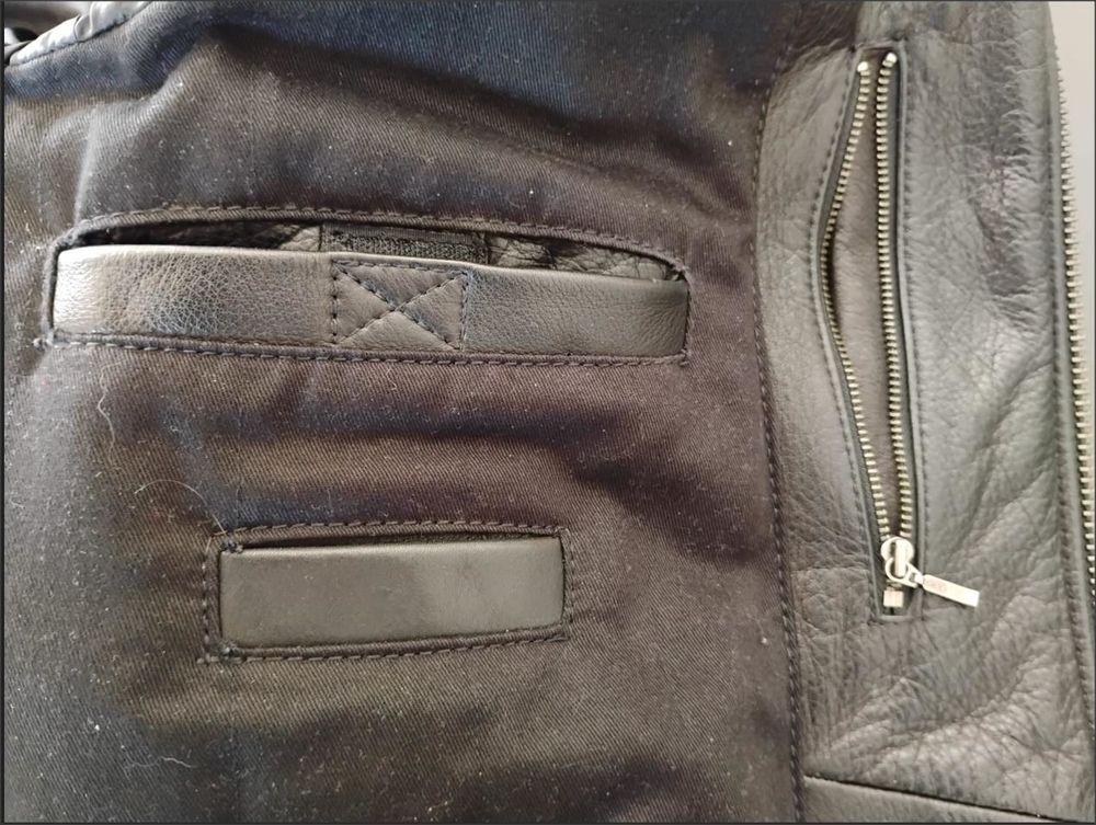 Veste blouson Cuir marque originale Chevignon&reg; Taille L Neuf V�tements