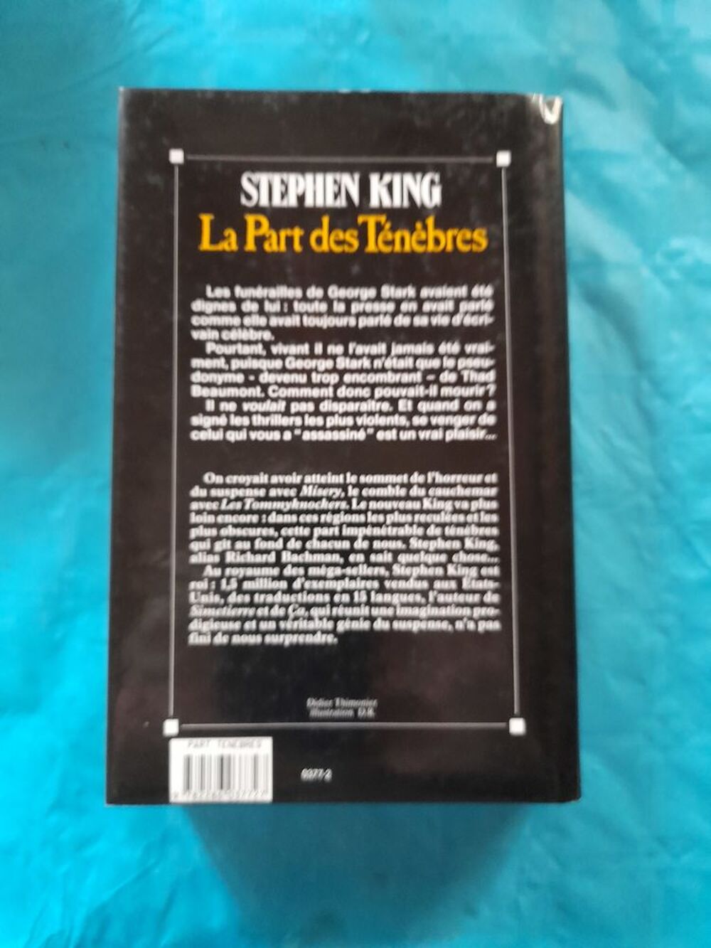 LA PART DES TENEBRES de Stephen KING Ed Albin Michel Livres et BD