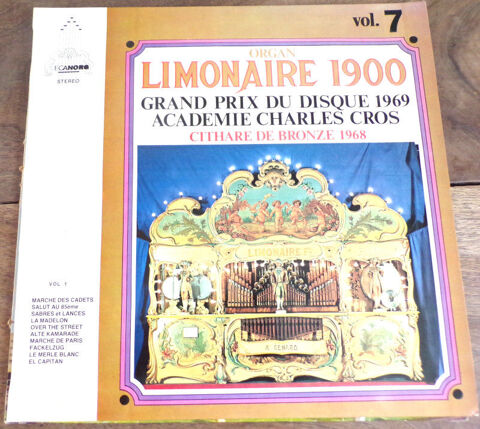 Organ Limonaire 1900 prix du disque 1969  disque 33 tours 3 Laval (53)