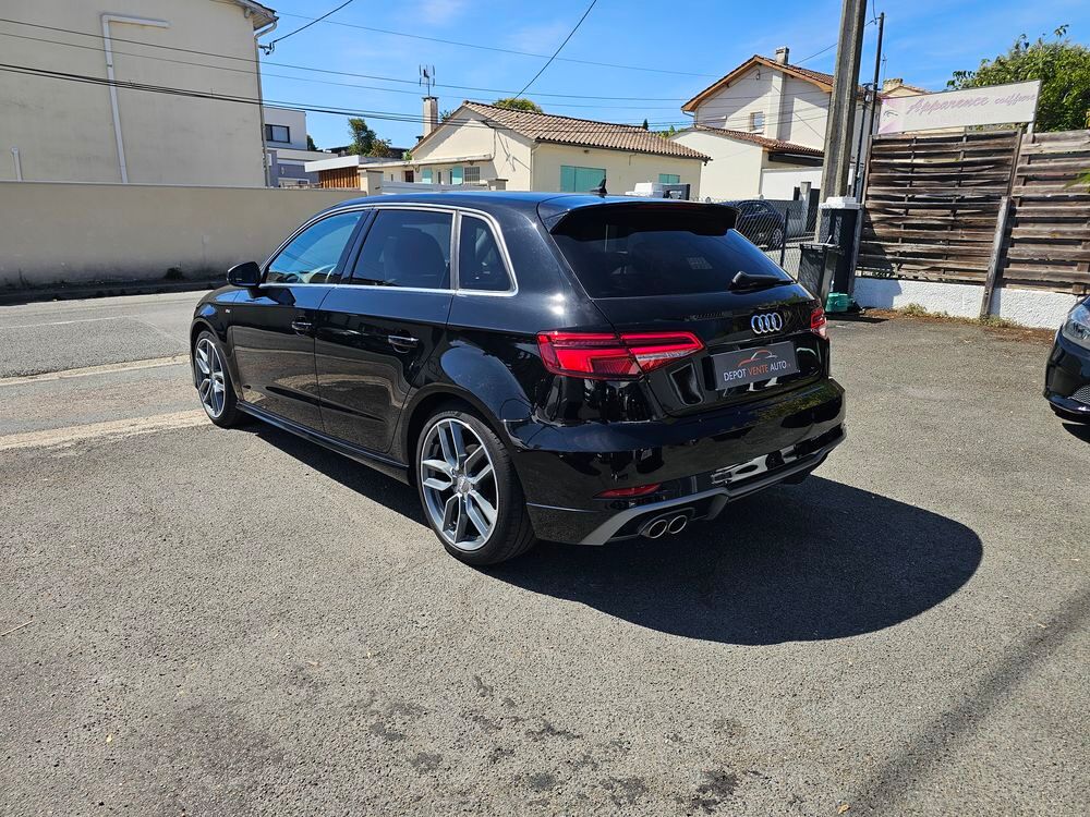 A3 Berline 35 TFSI CoD 150 S tronic 7 Sport Limited 2019 occasion 33560 Carbon-Blanc