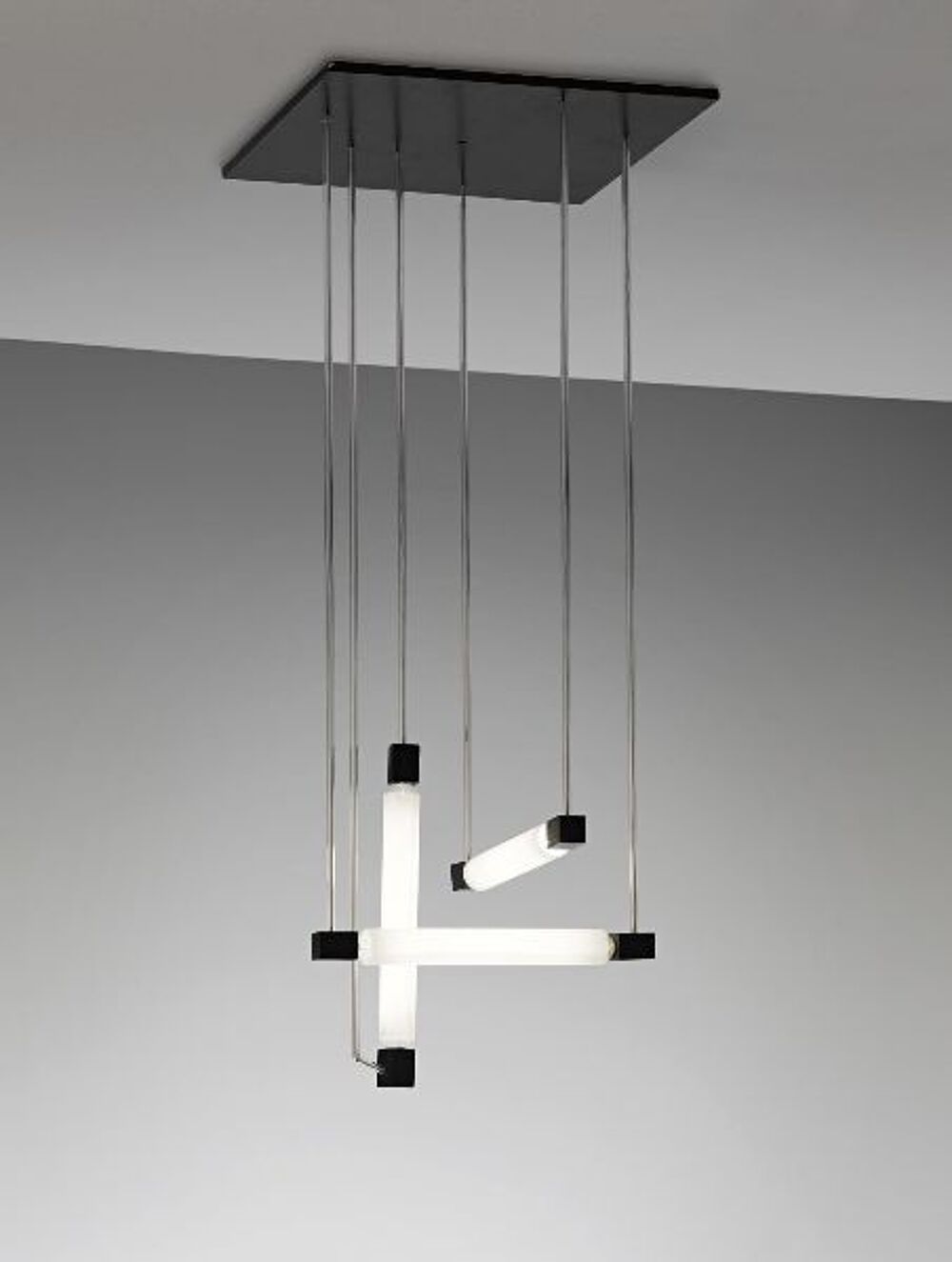 LAMPE LUSTRE de GERRIT RIETVELD Hanging light. Art d&eacute;co 1930 Décoration