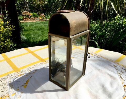 Lanterne ancienne (1900), Lampe � huile ; Parfait �tat 70 L'Isle-Jourdain (32)