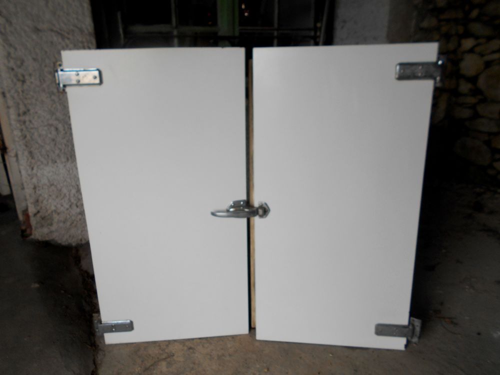 Porte frigo blanc formica vintage (l'unit&eacute;) Meubles
