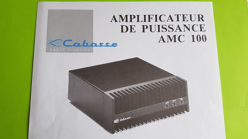AMPLI AMC 100 CABASSE Audio et hifi