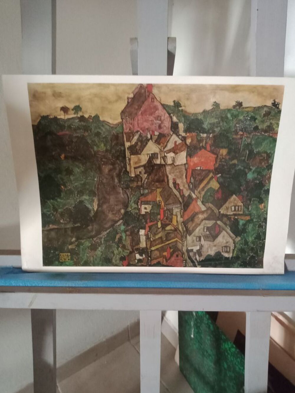 Lot de 4 belle affiche Egon Schiele brillante dimensions 
