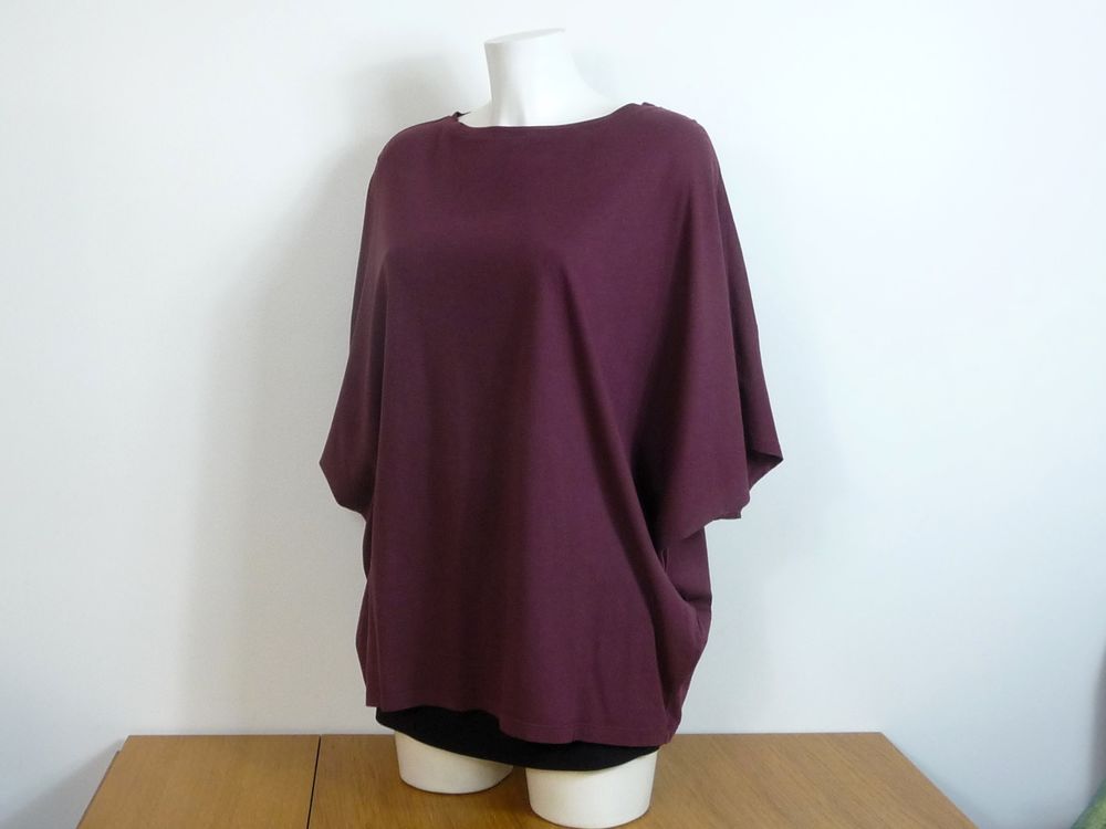 Tee Shirt / Tunique 100% Coton Rouge Bordeaux- Departement 5 Vêtements