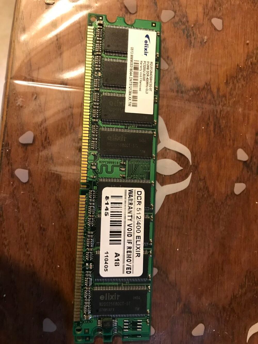 Ram Super Elixir 512MB DDR-400MHz Matériel informatique