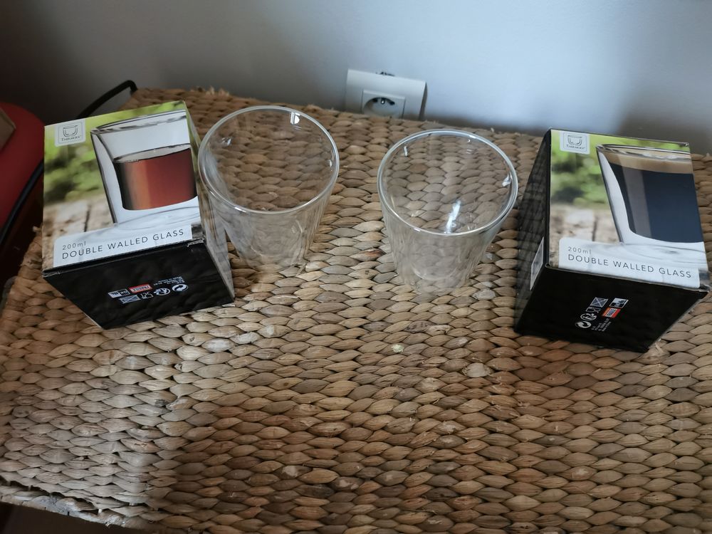 Verres doubles paroies Maroquinerie