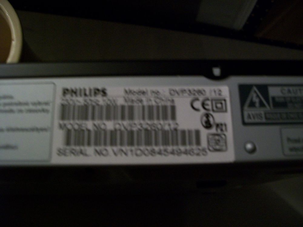 Lecteur DVD Philips model DVP 3260/12 Photos/Video/TV