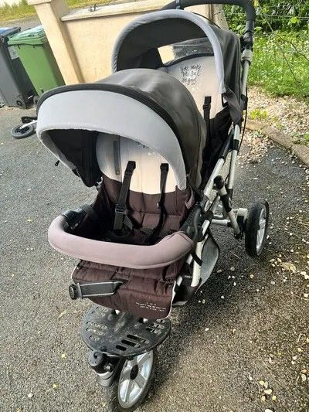 Poussette double jane powertwin Pu�riculture