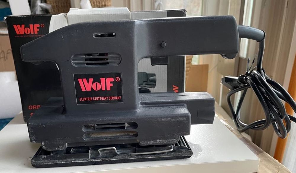 Ponceuse orbitale Wolf 20000 orbits/mn 180 Watts Bricolage