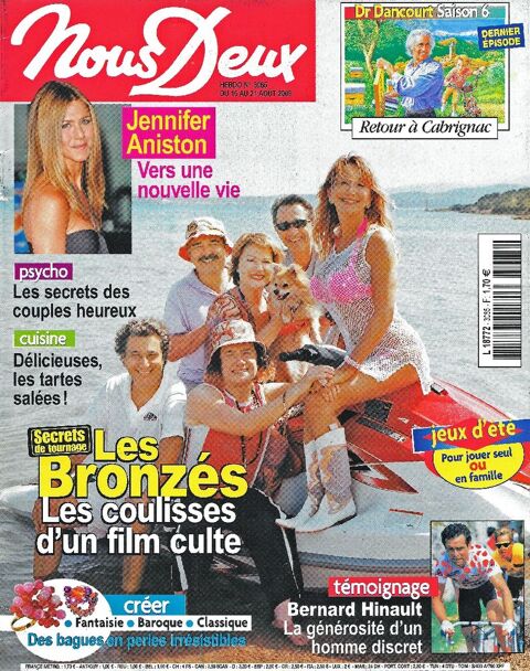 NOUS DEUX Magazine n3085 2006  Jennifer ANISTON  2 Castelnau-sur-Gupie (47)