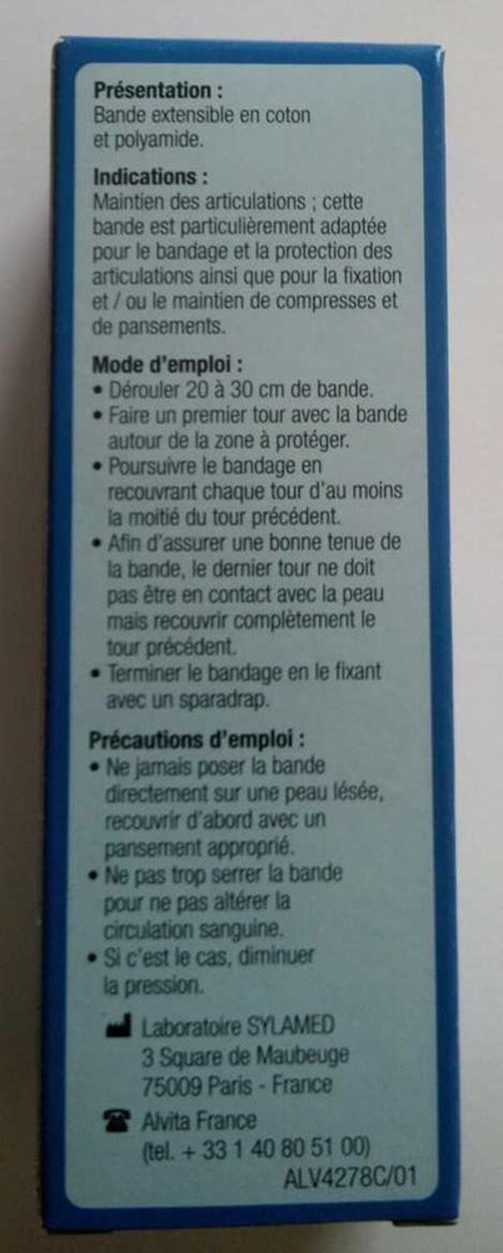 Lot 10 bo&icirc;te neuf bande 10 cm X 4 m&egrave;tre &eacute;tir&eacute;e. 10 € le lot. DLC 02-2029. pas d'envoi. Remise en main propre. Sports