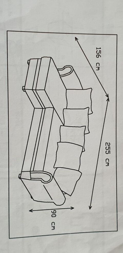 Canap� convertible avec meridienne 200 Le Tremblay-sur-Mauldre (78)