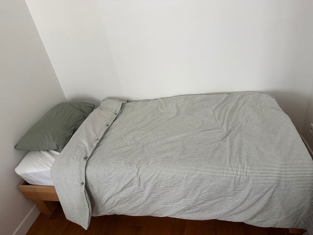 Lit, pack complet avec cadre + sommier + matelas Meubles