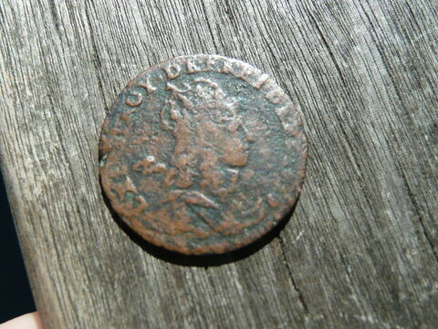 Liard de France anne 15..  Louis XIV 5 Bordeaux (33)