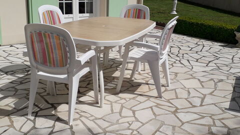 salon de jardin Grosfillex, type Monza 120 La Rochelle (17)