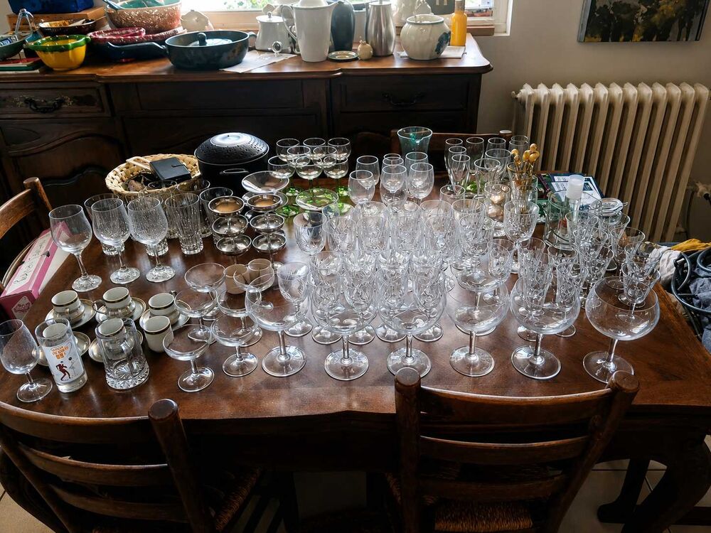 lot de verre 
