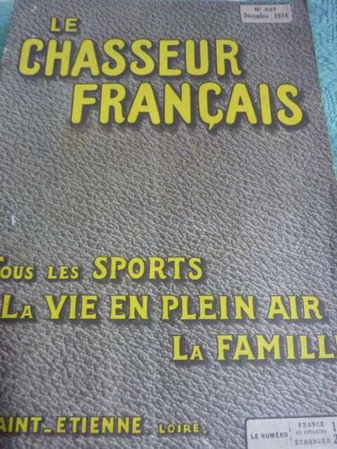 Livre collection :Chasseur Franais 1934 15 Saint-Mdard-en-Jalles (33)