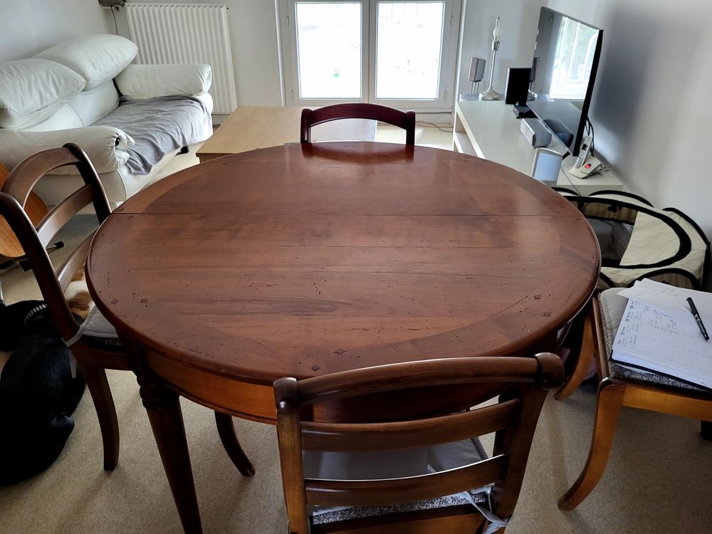 Table style Louis Philippe en merisier Meubles