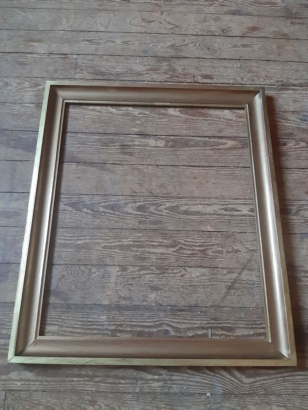Cadre Bois Dor&eacute; Feuillure: 65x54 cm 15F Décoration