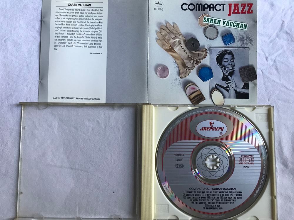 CD Sarah Vaughan - Collection Compact Jazz CD et vinyles
