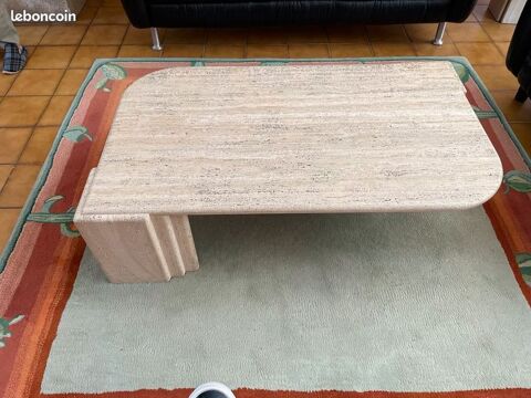 Table de salon  travertin  tr�s bon �tat 200 Pac� (35)