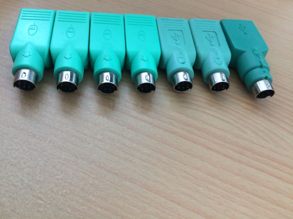 Adaptateur USB femelle PS2 m&acirc;le Matériel informatique