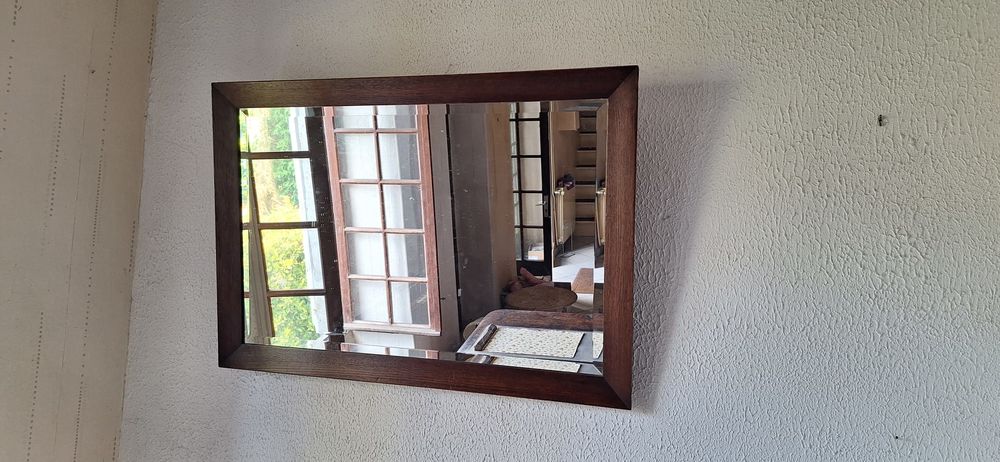 Grand miroir biseaut&eacute; XVIII e Décoration