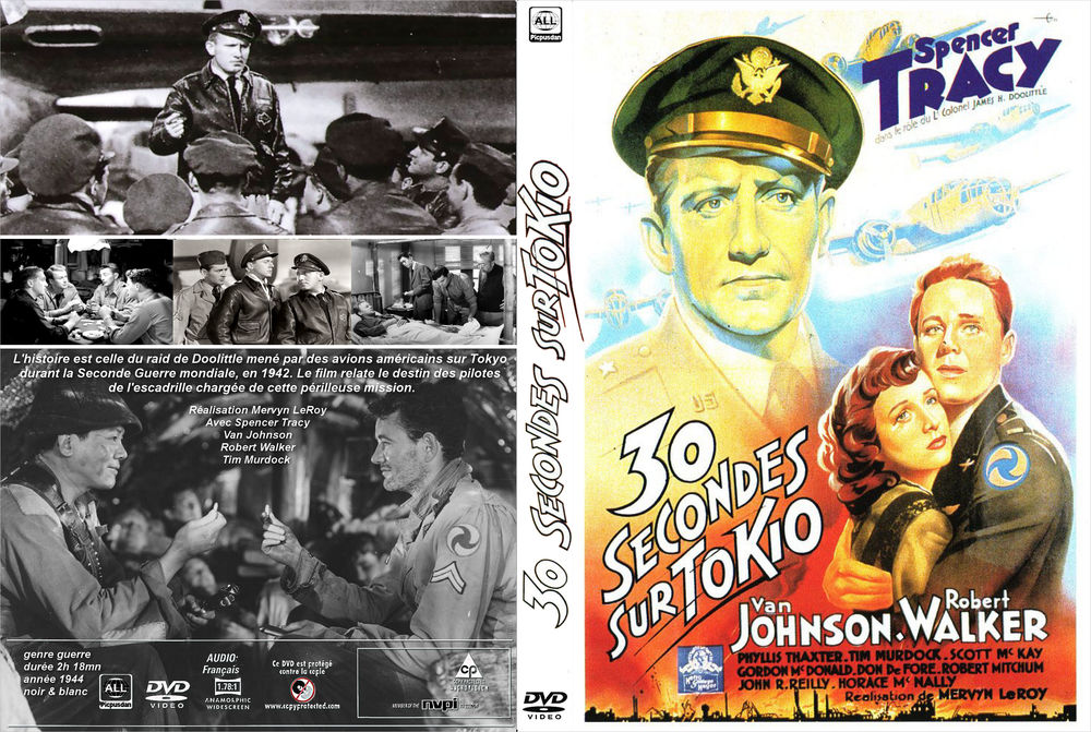 30 SECONDES SUR TOKYO ,avec,spencer tracy DVD et blu-ray