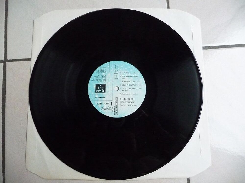 Yves Duteil album 33 T. Vinyl CD et vinyles