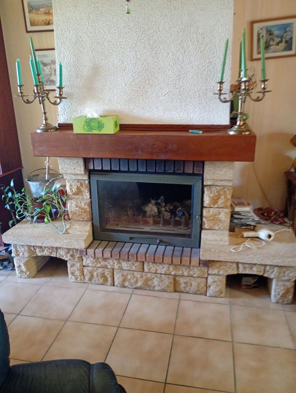 chemin&eacute;e incert bois turbofonte Bricolage