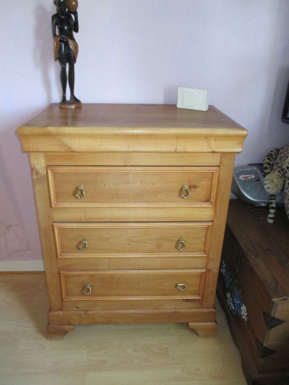 commode plus table de nuit acajou Meubles